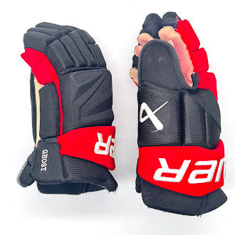 Bauer Vapor Hyperlite - Gant NHL Pro Stock d'occasion - Shayne Gostisbehere (noir/rouge)